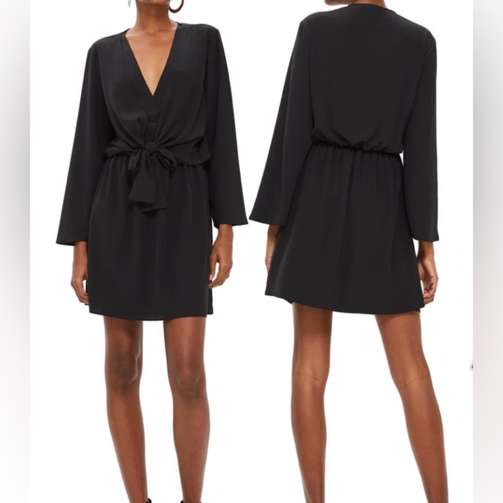 Topshop Tiffany Black Dress